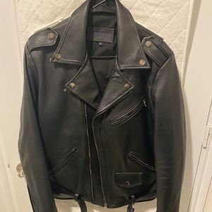 Thursday boots leather jacket
